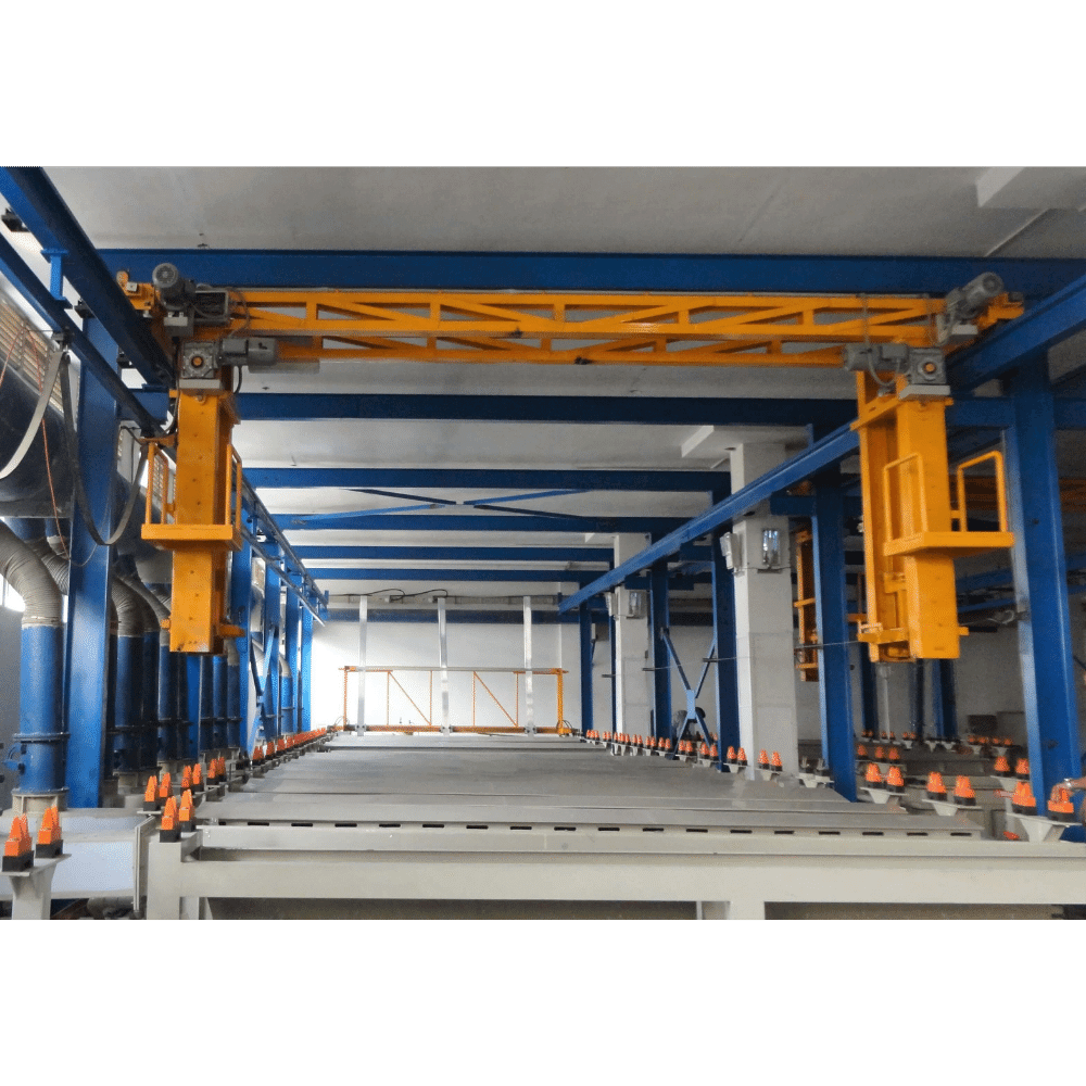 Portal Type Transport Wagon for a Rack Plating Plant